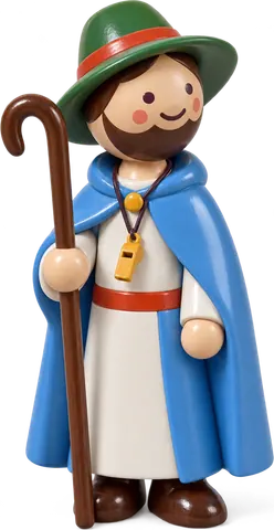 Berger, figurine de la ferme
