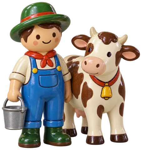 Éleveur, figurine de la ferme
