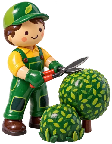 Paysagiste, figurine de la ferme
