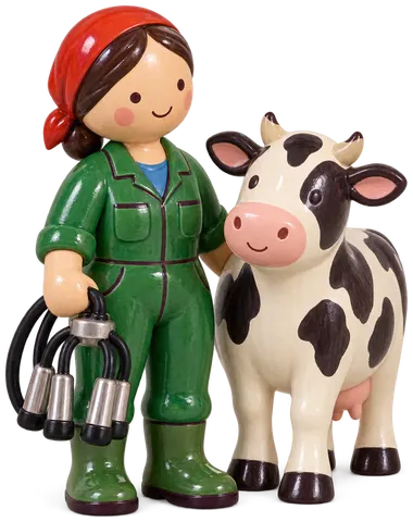 Technicien de traite : équipements et contrôle, figurine de la ferme