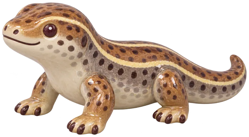 Lézard des souches, figurine en faïence de FermeVallée