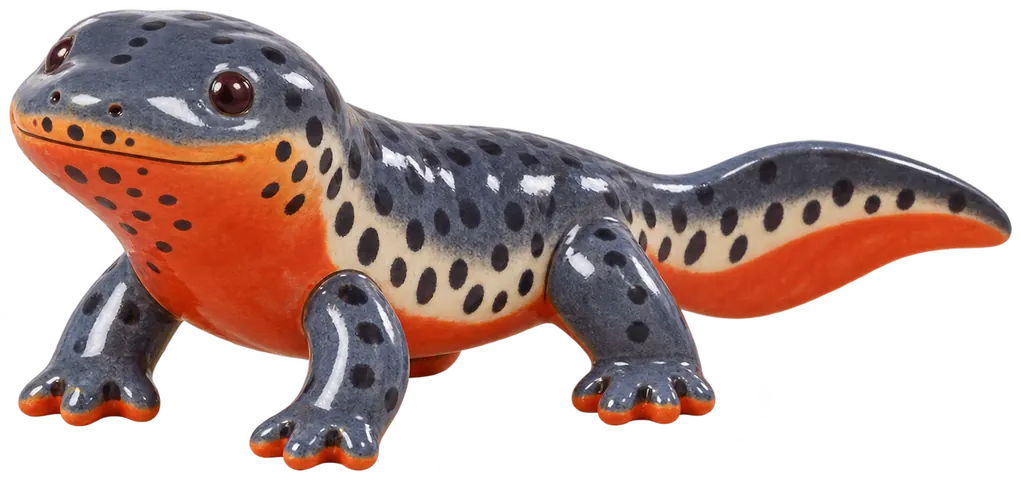 Triton alpestre, figurine en faïence de FermeVallée