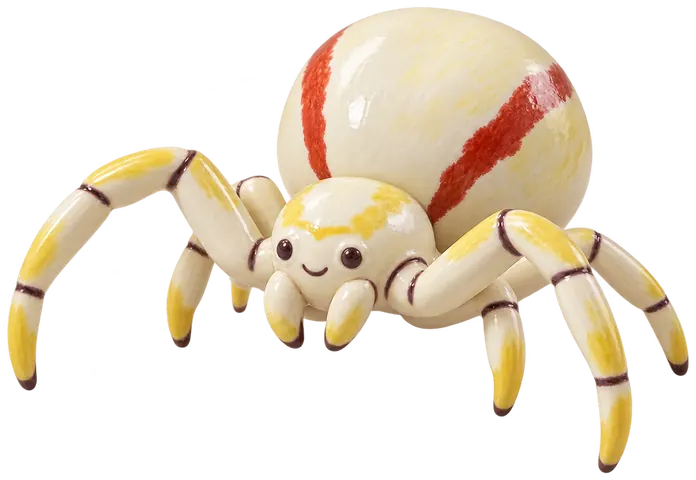 Araignée-crabe, figurine en faïence de FermeVallée