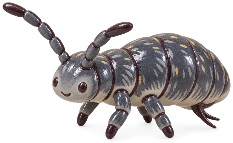 Collembole, figurine en faïence de FermeVallée