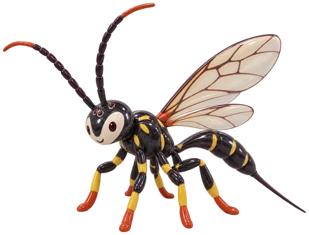 Ichneumon, figurine en faïence de FermeVallée