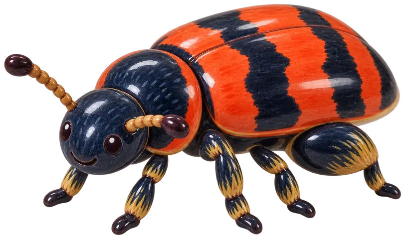 Clairon des abeilles, figurine en faïence de FermeVallée