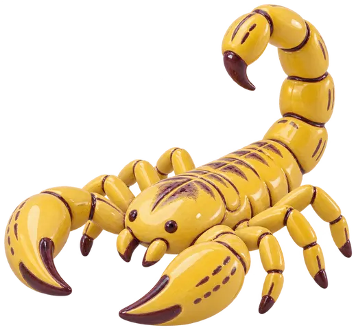Scorpion languedocien, figurine en faïence de FermeVallée