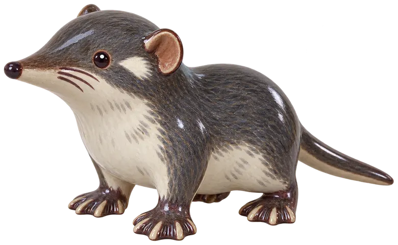 Crossope aquatique, figurine en faïence de FermeVallée