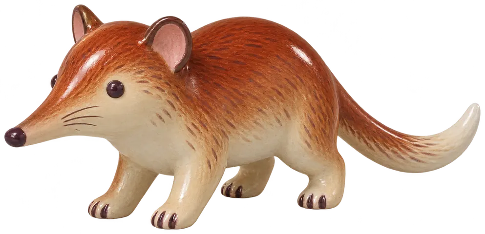Musaraigne musette, figurine en faïence de FermeVallée