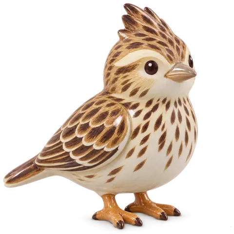 Alouette des champs, figurine en faïence de FermeVallée