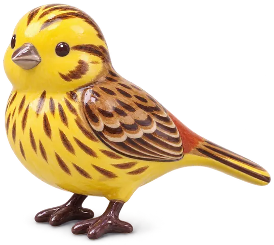 Bruant jaune, figurine en faïence de FermeVallée