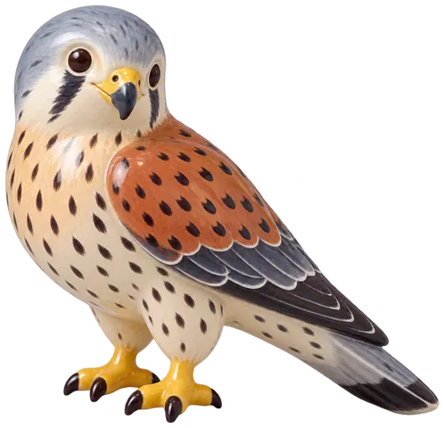 Faucon crécerelle, figurine en faïence de FermeVallée