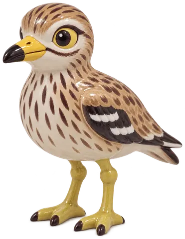 Œdicnème criard, figurine en faïence de FermeVallée