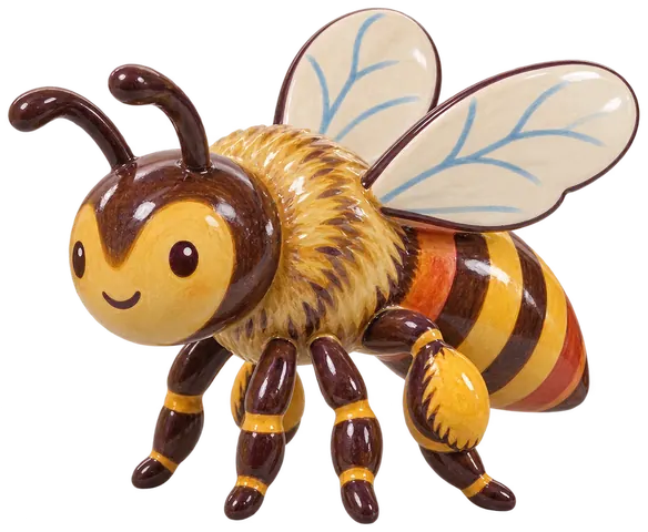 Abeille domestique, figurine en faïence de FermeVallée