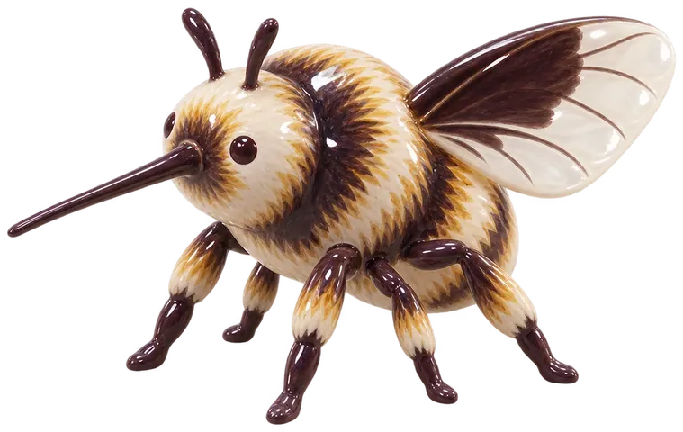 Bombyle, figurine en faïence de FermeVallée