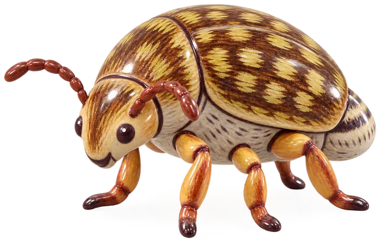 Bruche du haricot, figurine en faïence de FermeVallée