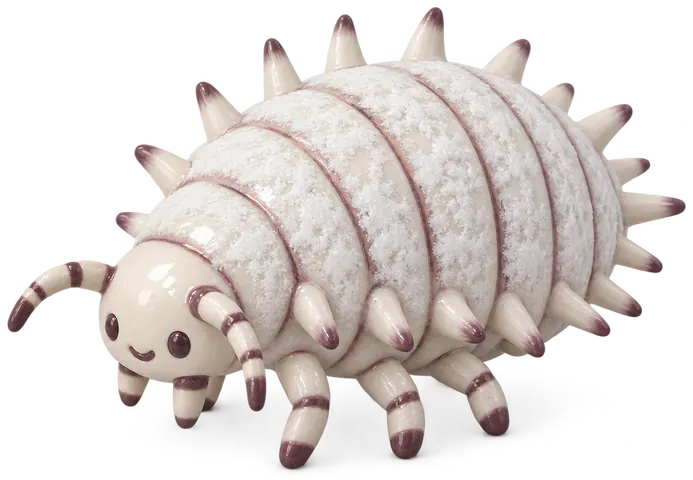 Cochenille farineuse, figurine en faïence de FermeVallée