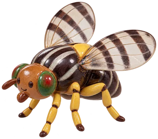 Mouche de la cerise, figurine en faïence de FermeVallée