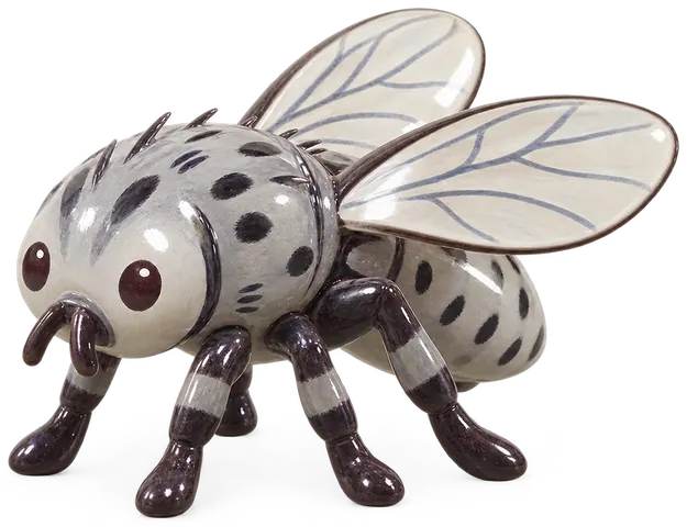 Mouche du chou, figurine en faïence de FermeVallée