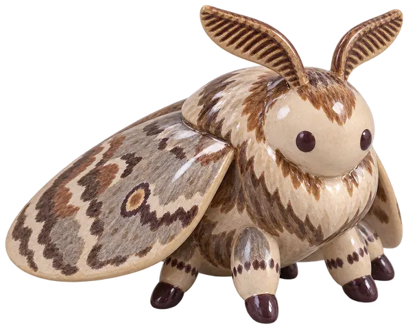 Noctuelle, figurine en faïence de FermeVallée