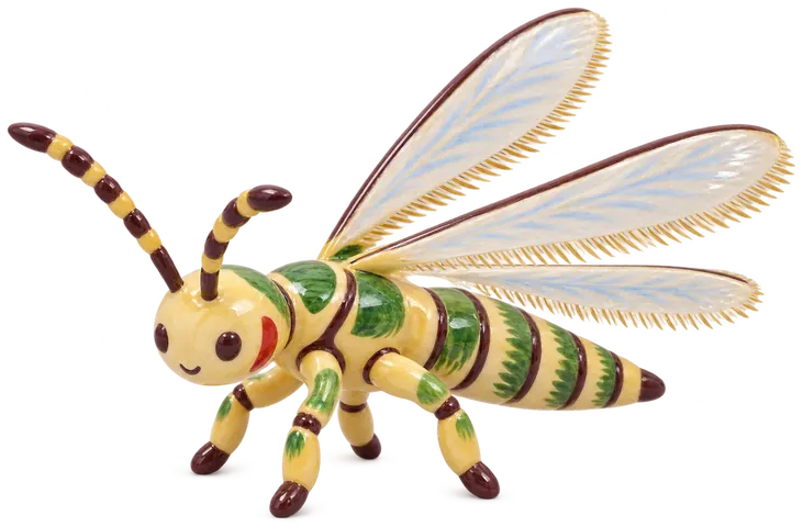 Thrips, figurine en faïence de FermeVallée