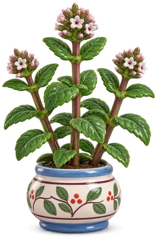 Menthe aquatique, figurine en faïence de FermeVallée