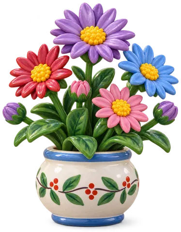 Aster, figurine en faïence de FermeVallée
