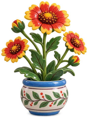 Gaillarde, figurine en faïence de FermeVallée
