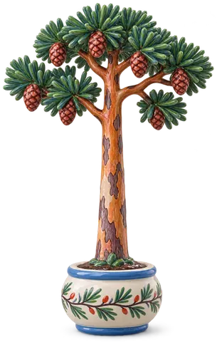 Pin sylvestre, figurine en faïence de FermeVallée