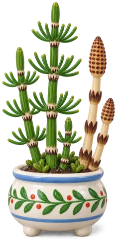 Prêle des champs, figurine en faïence de FermeVallée