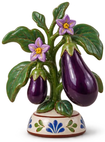 Aubergine, figurine de la ferme