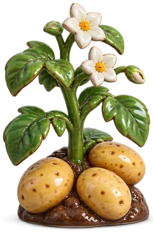Pomme de terre, figurine de la ferme