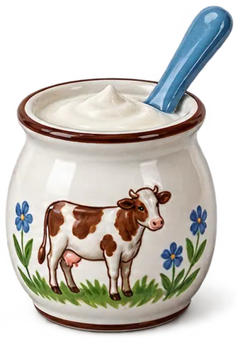 Le yaourt, figurine de la ferme
