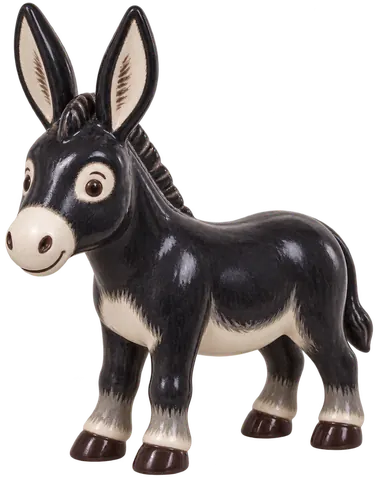 Âne catalan, figurine en faïence de FermeVallée