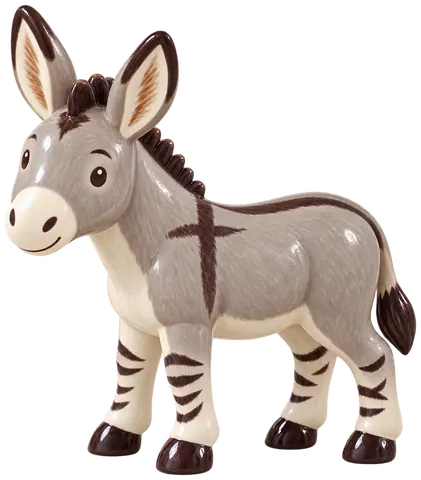 Âne corse, figurine en faïence de FermeVallée