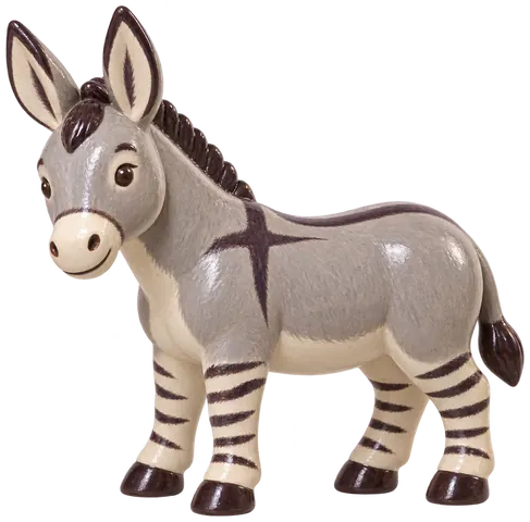 Âne de l’Amiata, figurine en faïence de FermeVallée