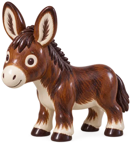 Âne de Miranda, figurine en faïence de FermeVallée