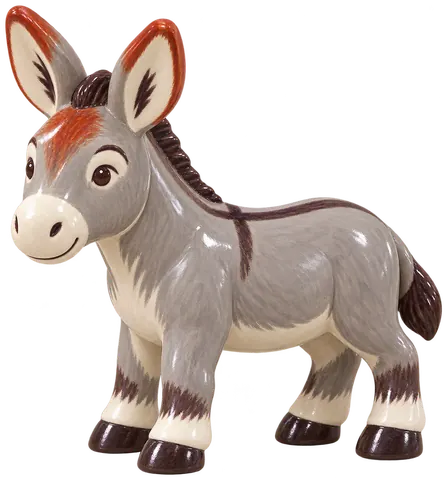 Âne de Provence, figurine en faïence de FermeVallée