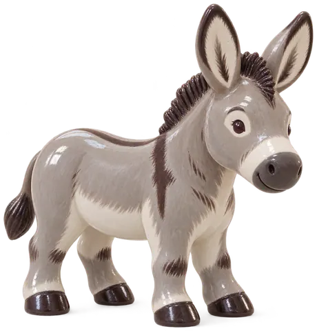 Âne du Cotentin, figurine en faïence de FermeVallée