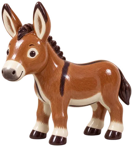 Âne romagnolo, figurine en faïence de FermeVallée