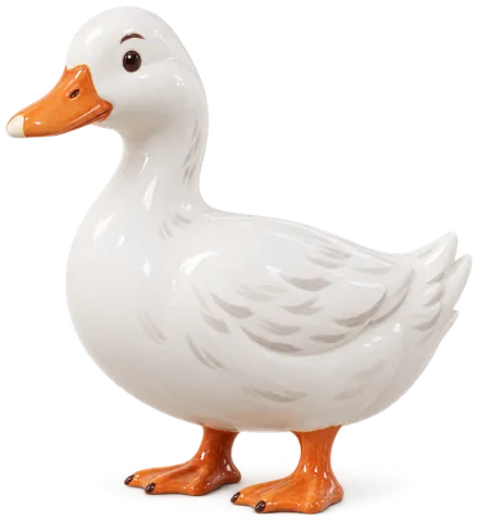 Canard d’Estaires, figurine en faïence de FermeVallée