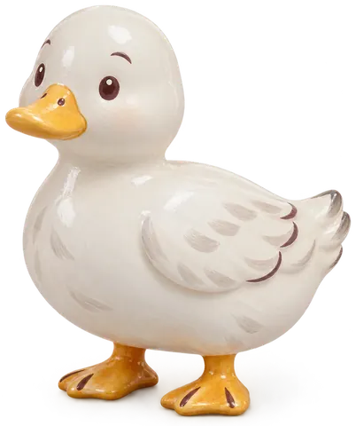 Canard Mignon, figurine en faïence de FermeVallée
