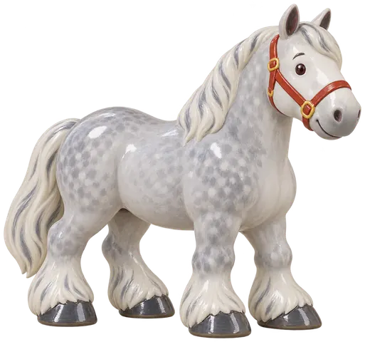 Boulonnais, figurine en faïence de FermeVallée