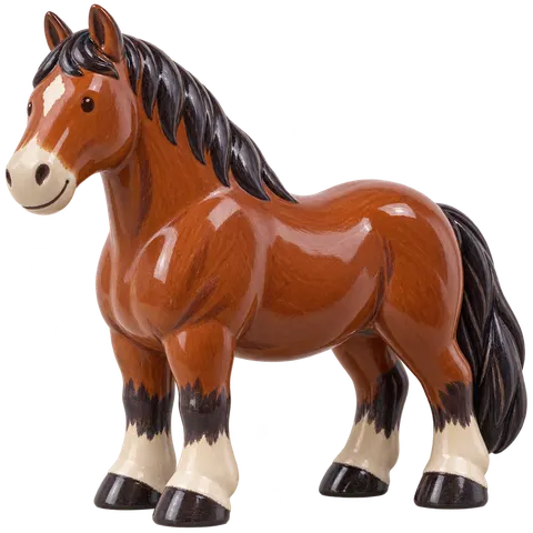 Buohai, figurine en faïence de FermeVallée
