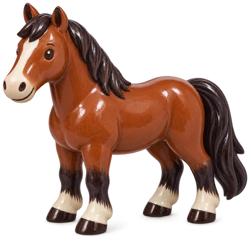 Franches-Montagnes, figurine en faïence de FermeVallée