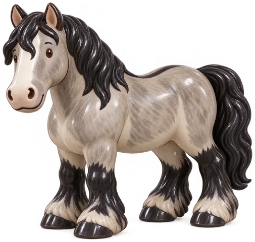 Poitevin mulassier, figurine en faïence de FermeVallée