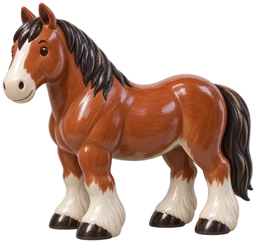 Trait australien, figurine en faïence de FermeVallée