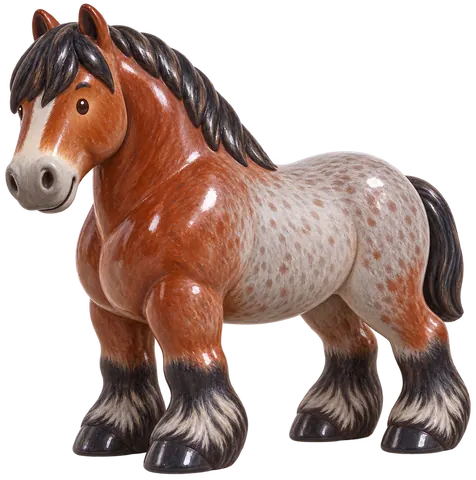 Trait belge, figurine en faïence de FermeVallée