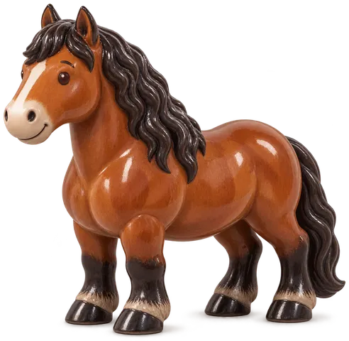 Trait de Croatie, figurine en faïence de FermeVallée
