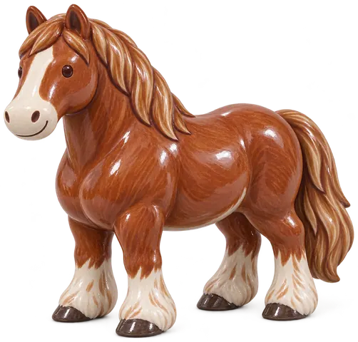 Trait russe, figurine en faïence de FermeVallée